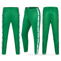 basketball soccer sports full open buckle button pants